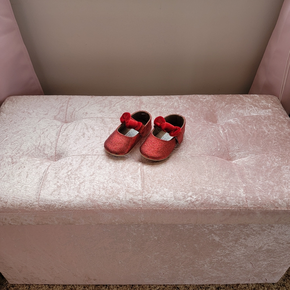 Baby Girl Ruby Slippers